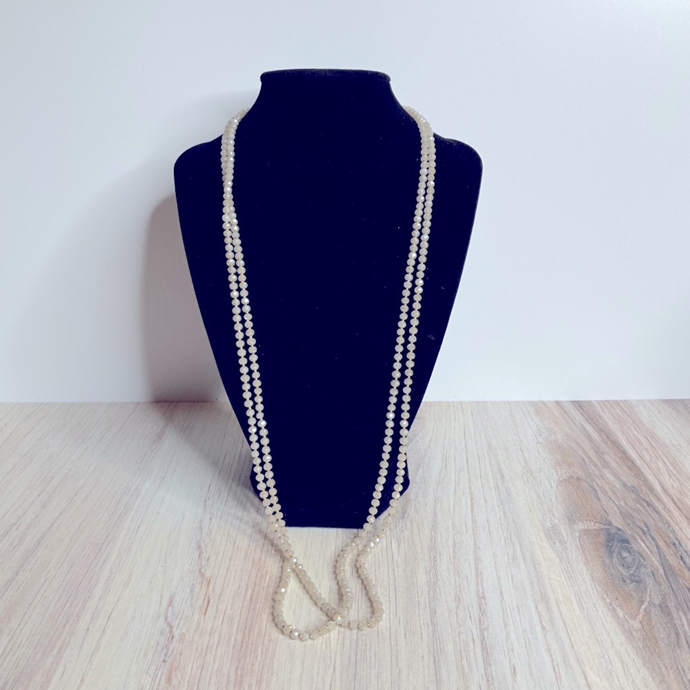 Loft White Crystal Necklace